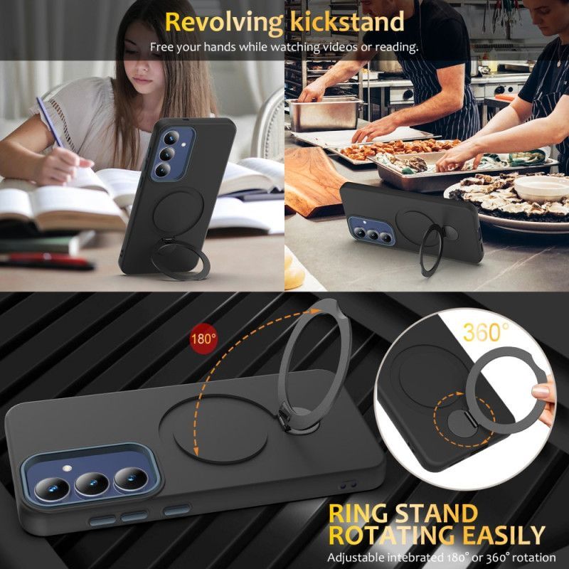 Coque Samsung Galaxy S26 Plus Magnétique avec Anneau Rotatif et Support