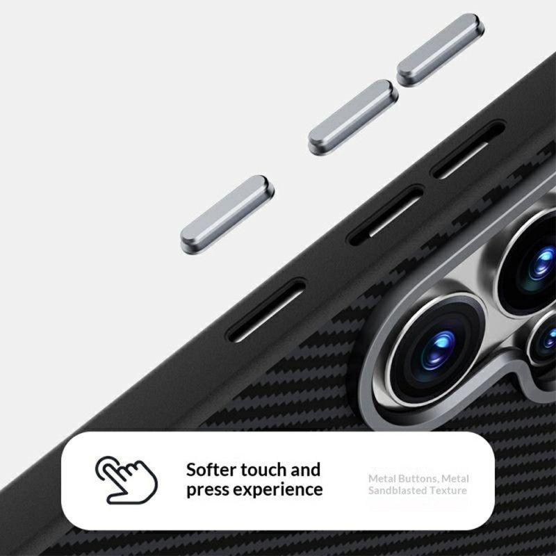 Coque Samsung Galaxy S26 Plus Magnétique Fibre Carbone ABEEL