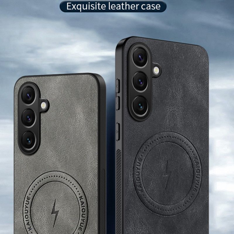 Coque Samsung Galaxy S26 Plus Magnétique Style Cuir