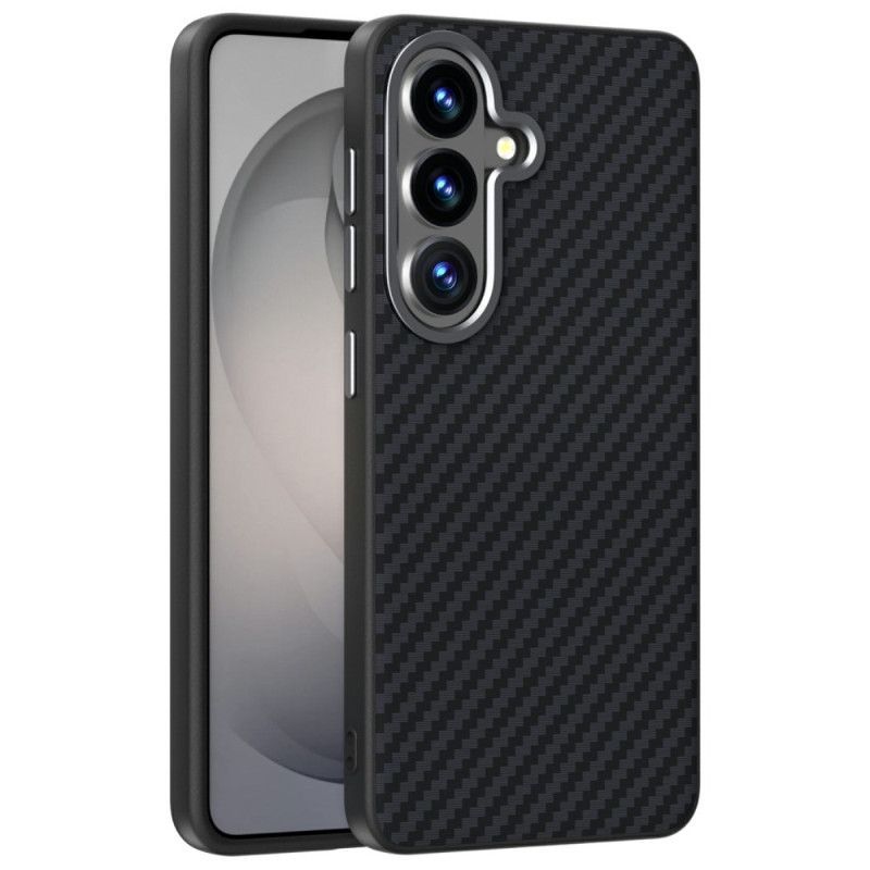 Coque Samsung Galaxy S26 Plus Magnétique Texture Fibre de Carbone