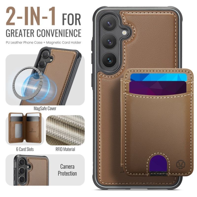 Coque Samsung Galaxy S26 Plus Porte-Cartes Détachable JEEHOOD
