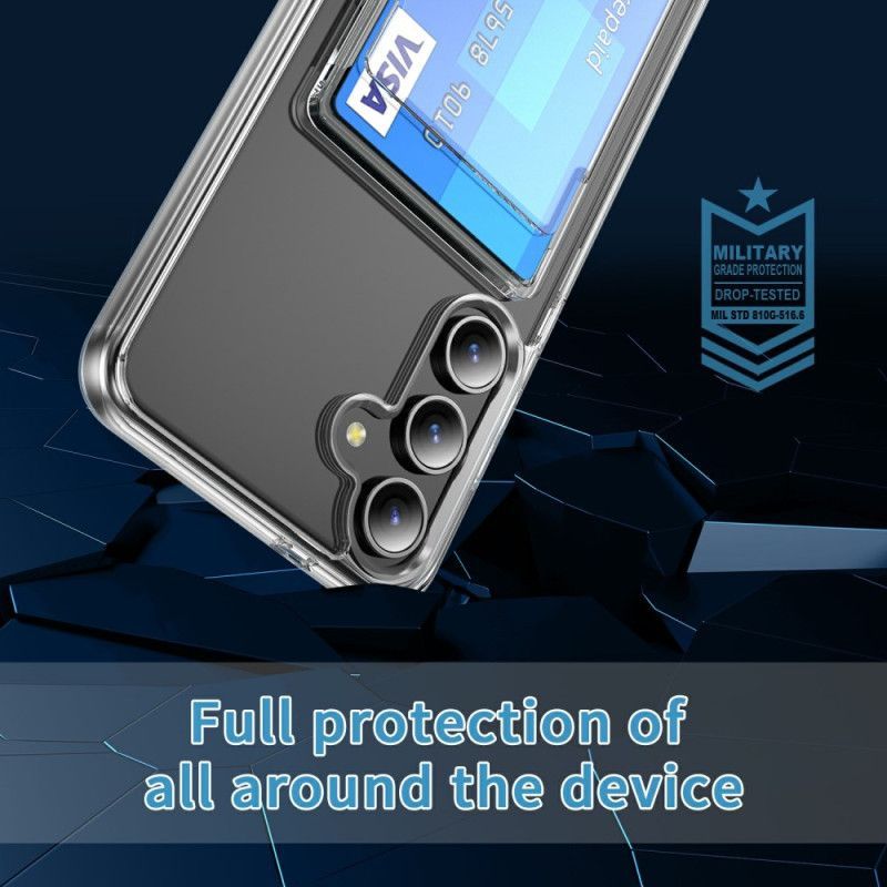 Coque Samsung Galaxy S26 Plus Transparente avec Porte-Carte