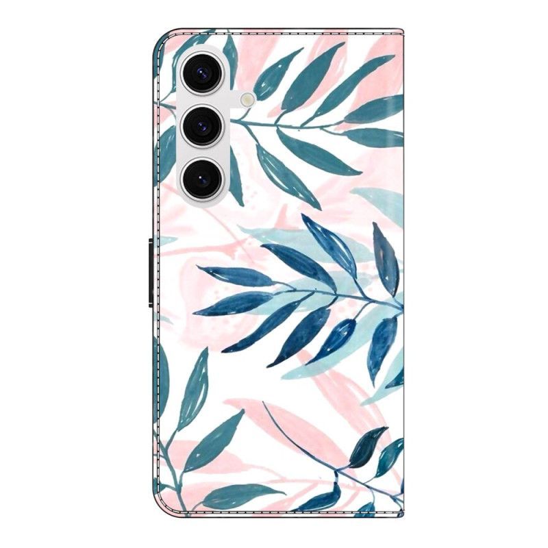 Housse Samsung Galaxy S26 Plus 5G Feuilles Aquarelle