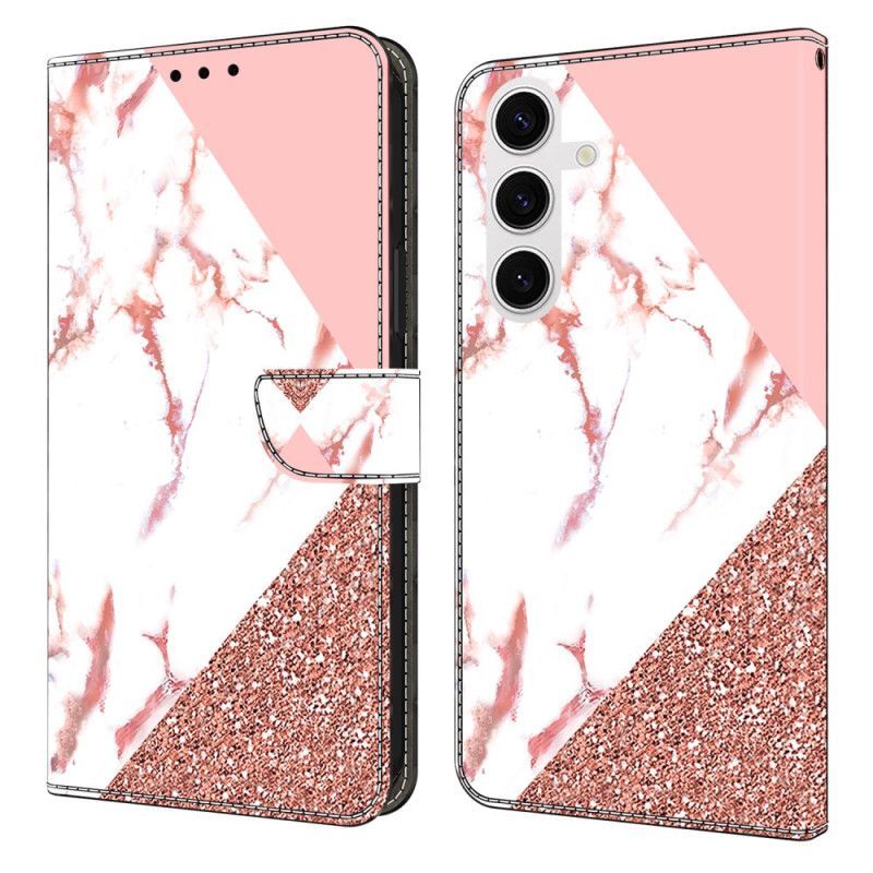 Housse Samsung Galaxy S26 Plus 5G Motif Marbre Triangulaire