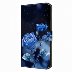 Housse Samsung Galaxy S26 Plus 5G Roses Bleues