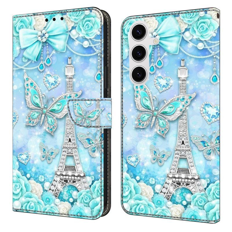 Housse Samsung Galaxy S26 Plus 5G Tour Eiffel Cobalt