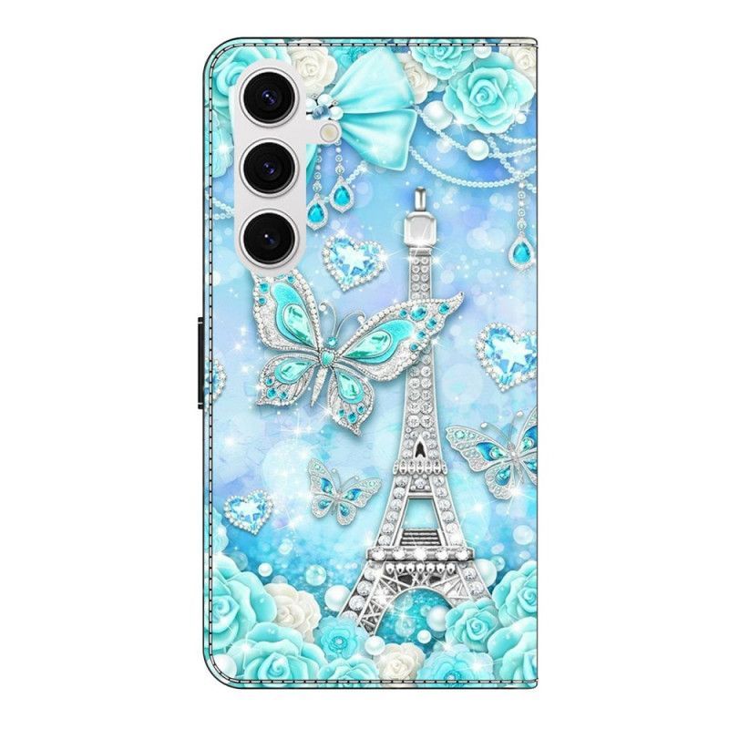 Housse Samsung Galaxy S26 Plus 5G Tour Eiffel Cobalt