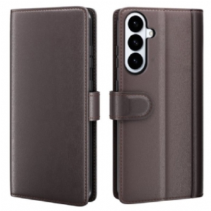 Housse Samsung Galaxy S26 Plus Cuir Véritable