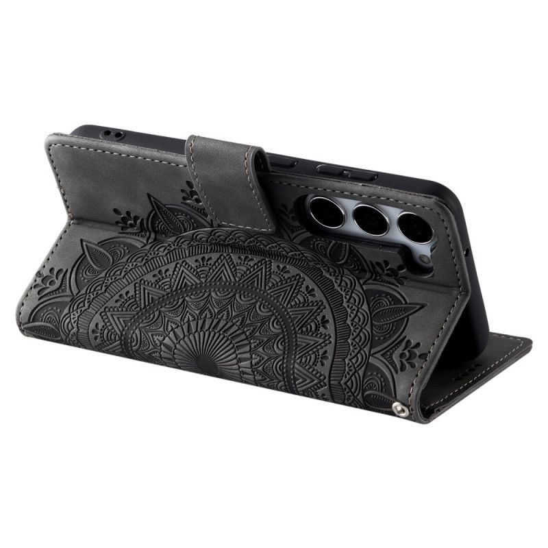 Housse Samsung Galaxy S26 Plus Effet Daim Mandala