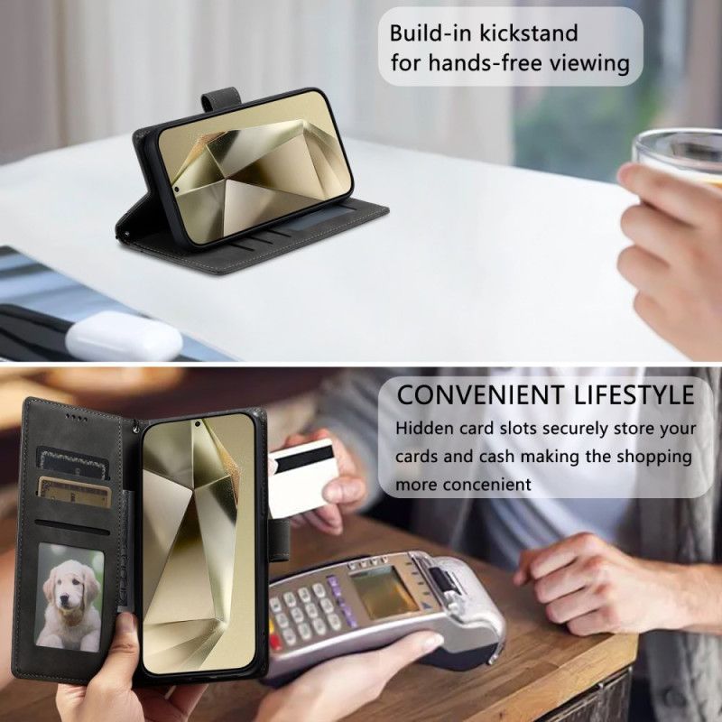 Housse Samsung Galaxy S26 Plus Effet Daim Mandala