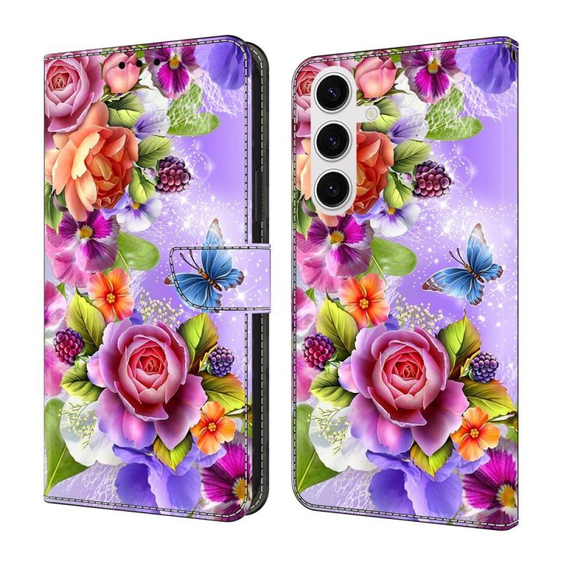 Housse Samsung Galaxy S26 Plus Fleurs Éblouissantes