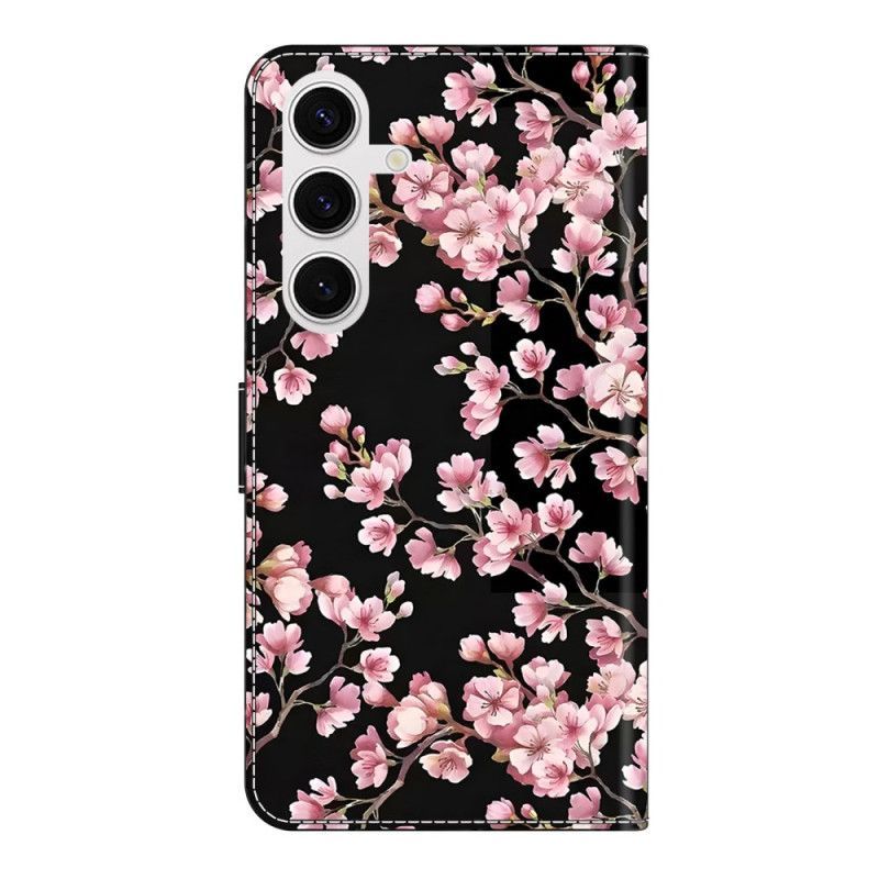 Housse Samsung Galaxy S26 Plus Fleurs de Pêcher