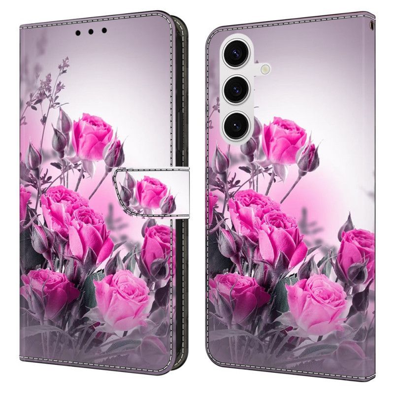 Housse Samsung Galaxy S26 Plus Fleurs Violettes