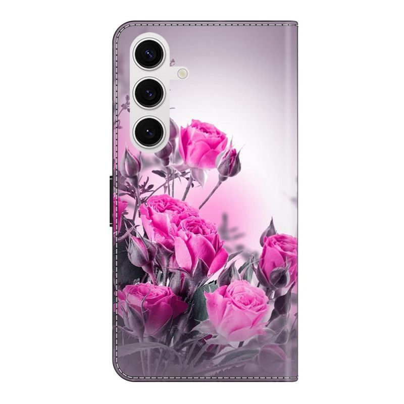 Housse Samsung Galaxy S26 Plus Fleurs Violettes