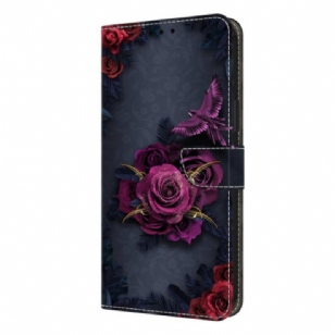 Housse Samsung Galaxy S26 Plus Fleurs Violettes Lumineuses