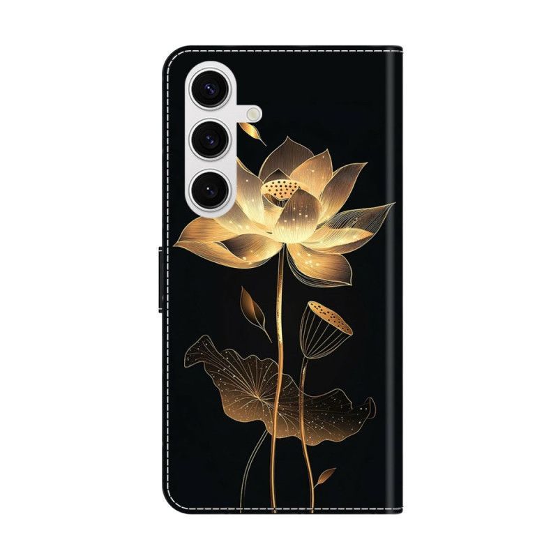 Housse Samsung Galaxy S26 Plus Lotus Doré