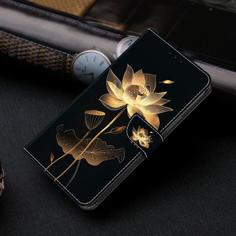Housse Samsung Galaxy S26 Plus Lotus Doré