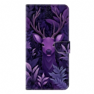 Housse Samsung Galaxy S26 Plus Motif Cerf Violet