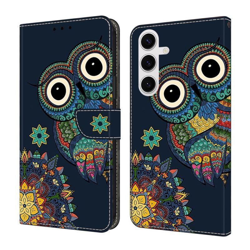 Housse Samsung Galaxy S26 Plus Motif Hibou Mandala
