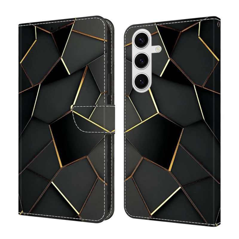 Housse Samsung Galaxy S26 Plus Motif Noir et Or