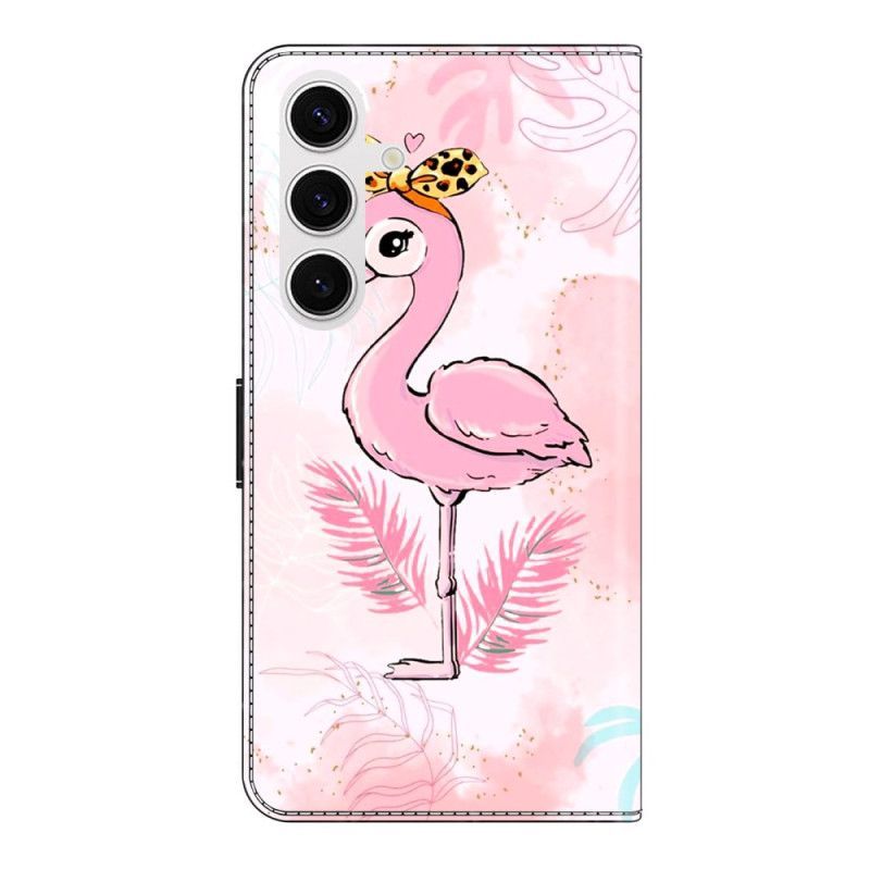 Housse Samsung Galaxy S26 Plus Motif Oiseau Rose