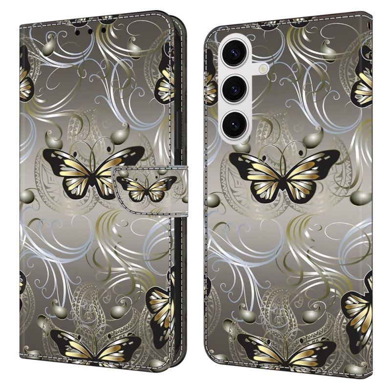 Housse Samsung Galaxy S26 Plus Papillons Dentelle