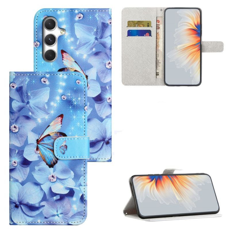 Housse Samsung Galaxy S26 Plus Papillons et Diamants