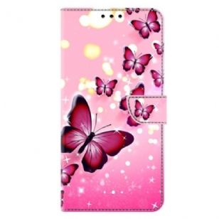 Housse Samsung Galaxy S26 Plus Papillons Roses