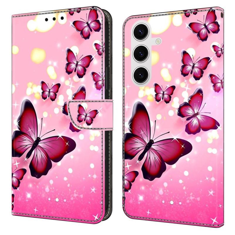 Housse Samsung Galaxy S26 Plus Papillons Roses