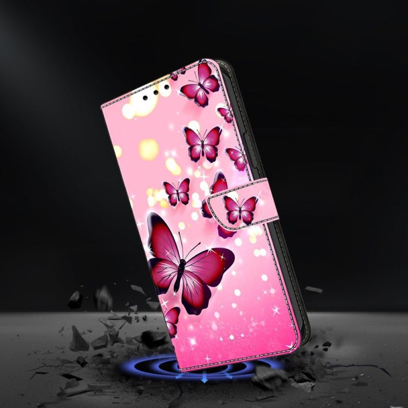 Housse Samsung Galaxy S26 Plus Papillons Roses