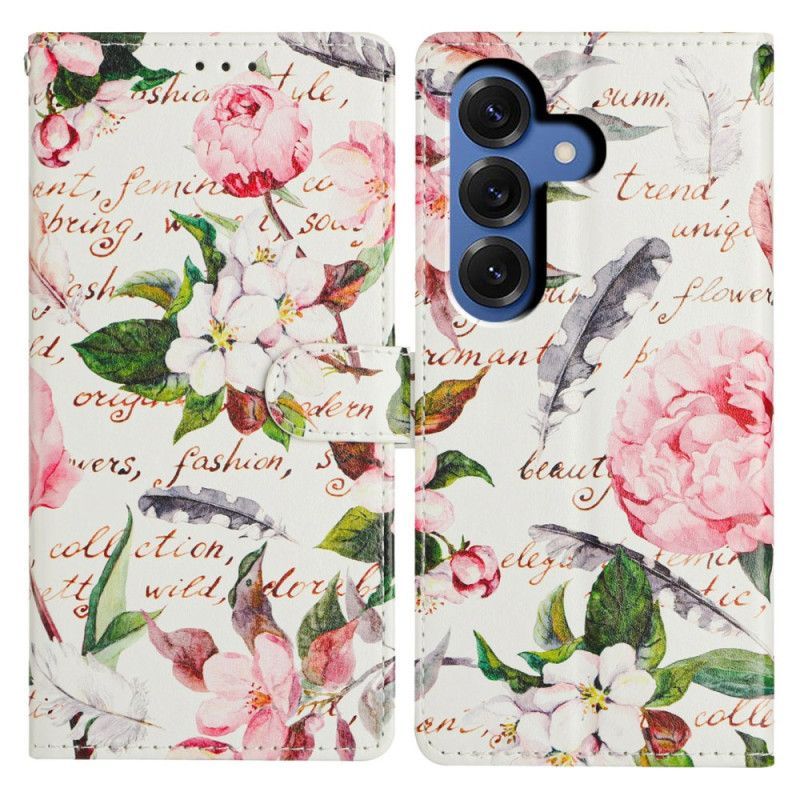 Housse Samsung Galaxy S26 Plus Poème Floral