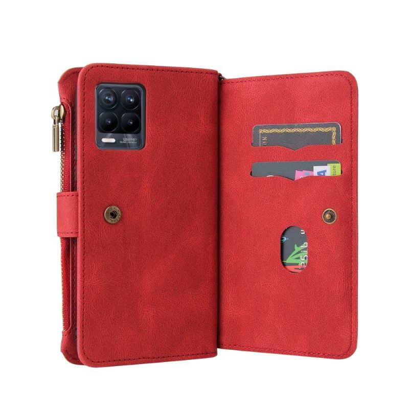 Housse portefeuille Realme 8 / 8 Pro à lanière