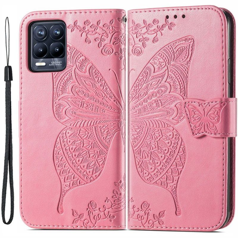 Housse Realme 8 / 8 Pro Papillon Relief