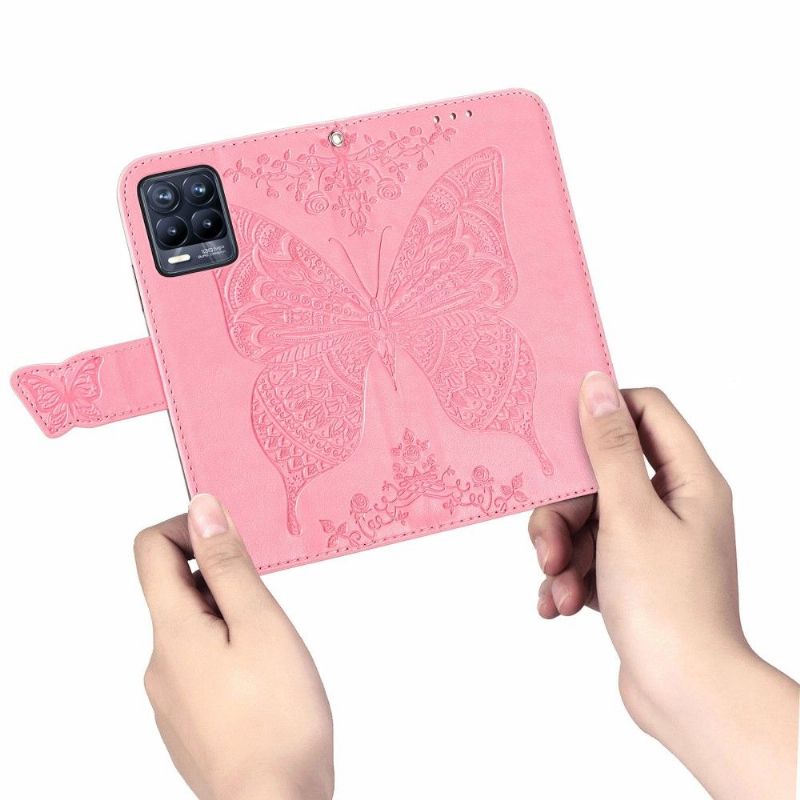 Housse Realme 8 / 8 Pro Papillon Relief