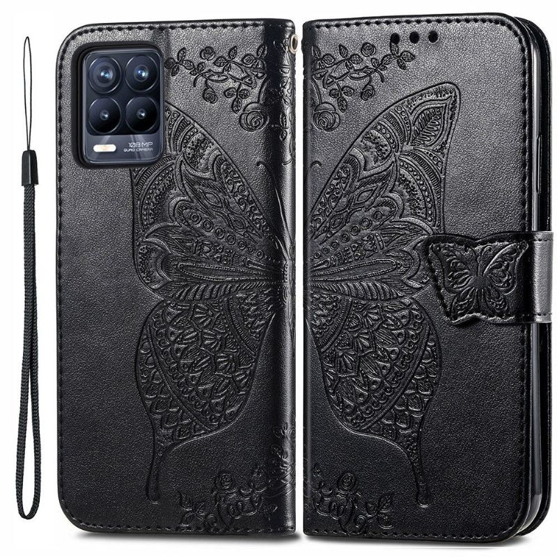 Housse Realme 8 / 8 Pro Papillon Relief