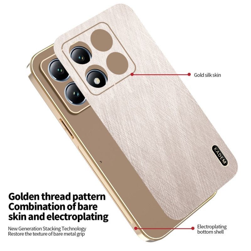 Coque Xiaomi 15T Effet Cuir KADEM