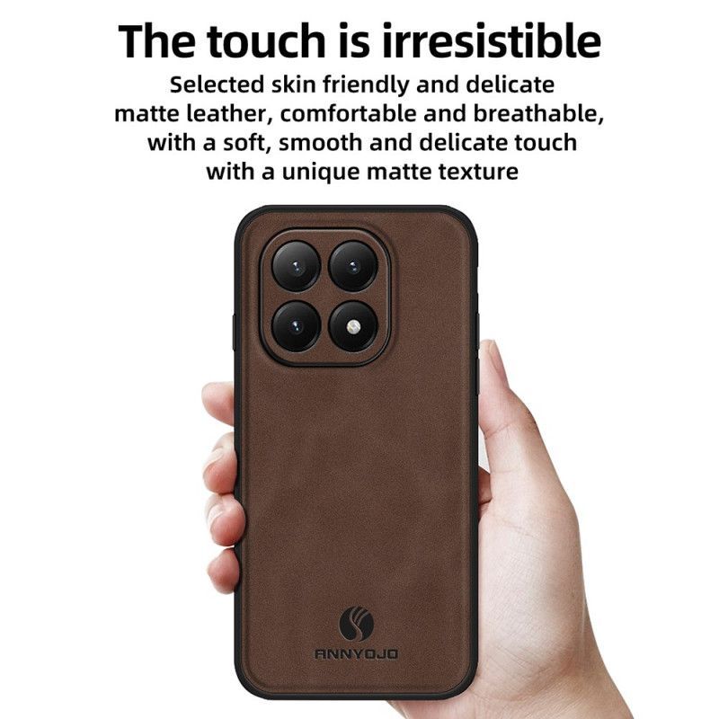 Coque Xiaomi 15T Effet Cuir PINWUYO