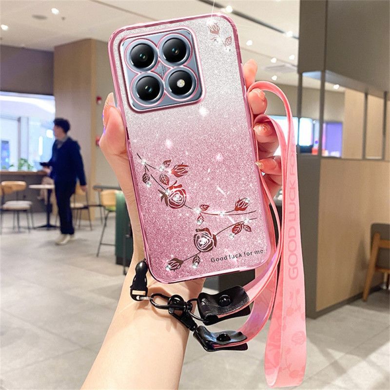 Coque Xiaomi 15T Strass à Lanières KADEM