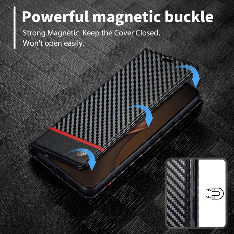 Flip Cover Xiaomi 15T Fibre Carbone