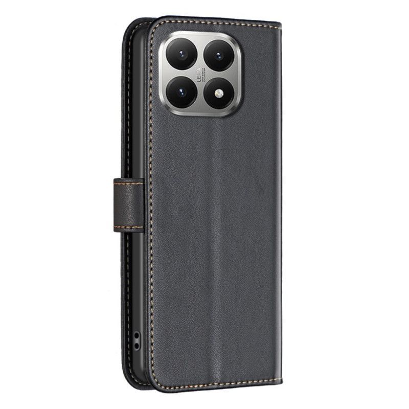 Housse Xiaomi 15T Effet Cuir BINFEN COLOR