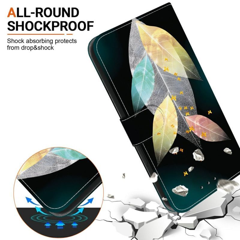 Housse Xiaomi 15T Feuilles Colorées