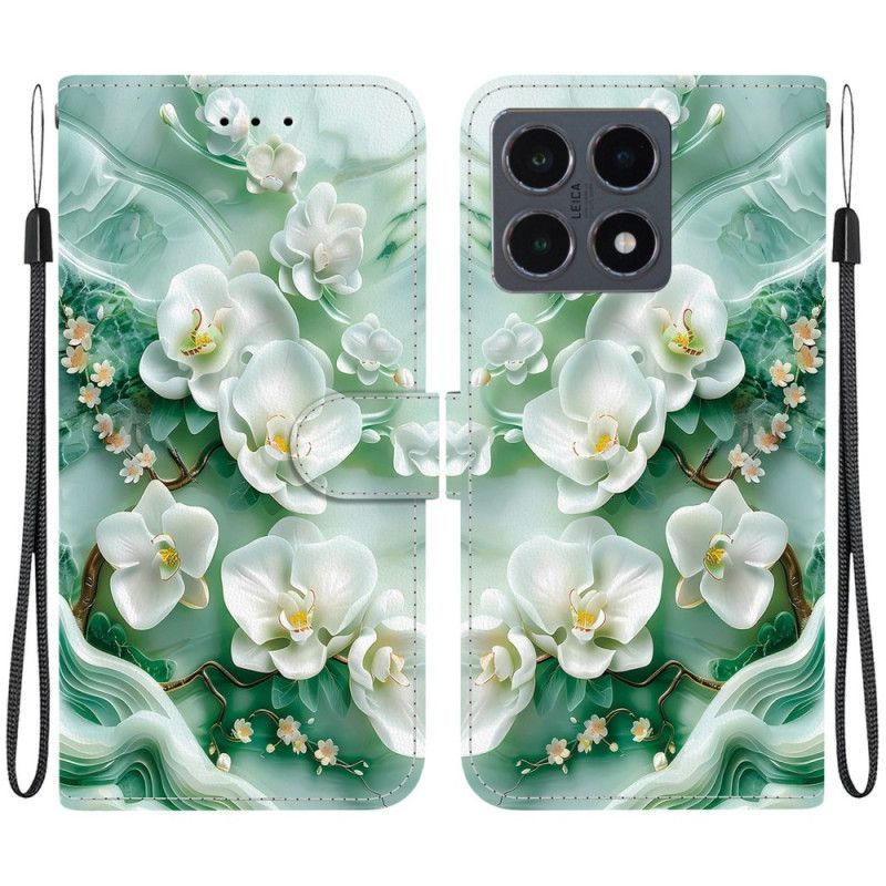 Housse Xiaomi 15T Fleurs de Jade