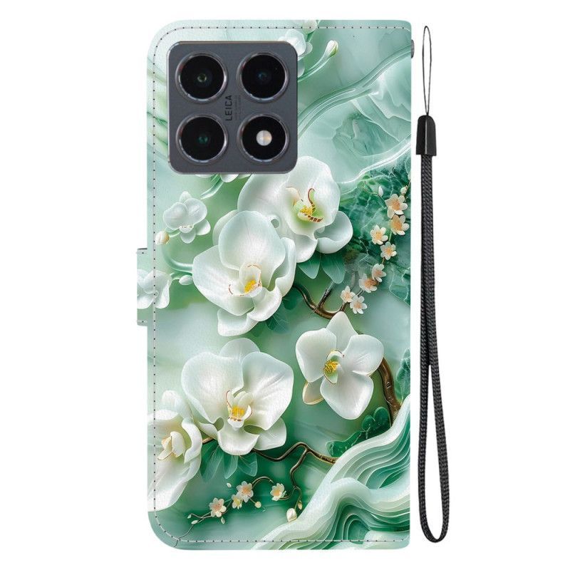 Housse Xiaomi 15T Fleurs de Jade