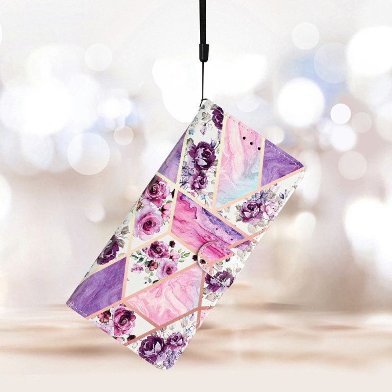 Housse Xiaomi 15T Motif Floral Violet