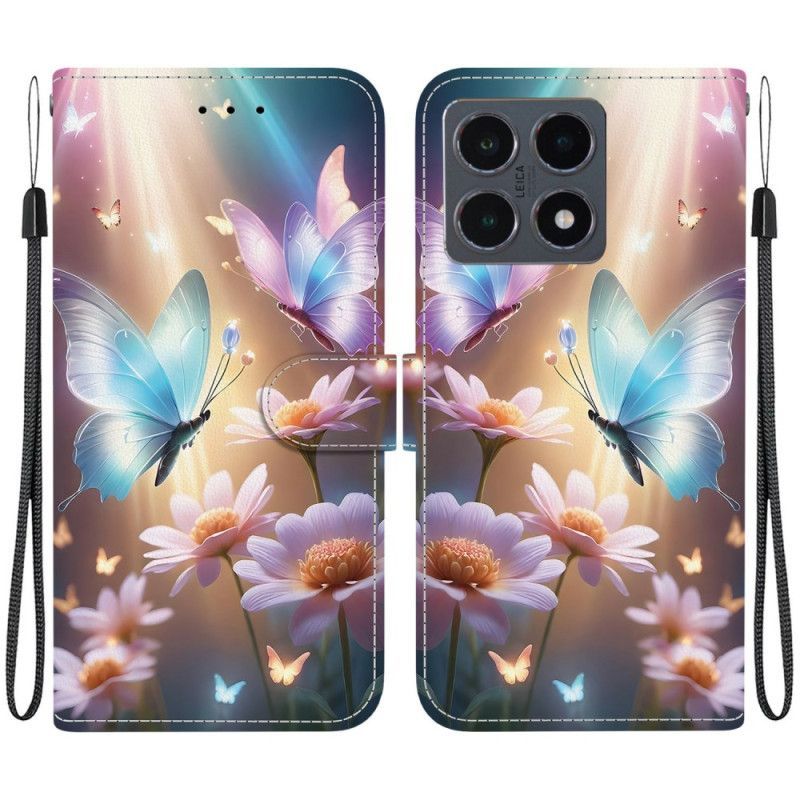 Housse Xiaomi 15T Papillon Floral