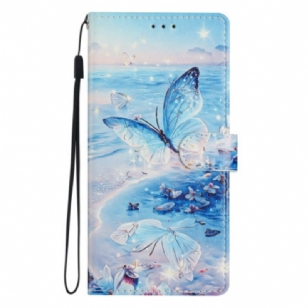 Housse Xiaomi 15T Papillon Océanique