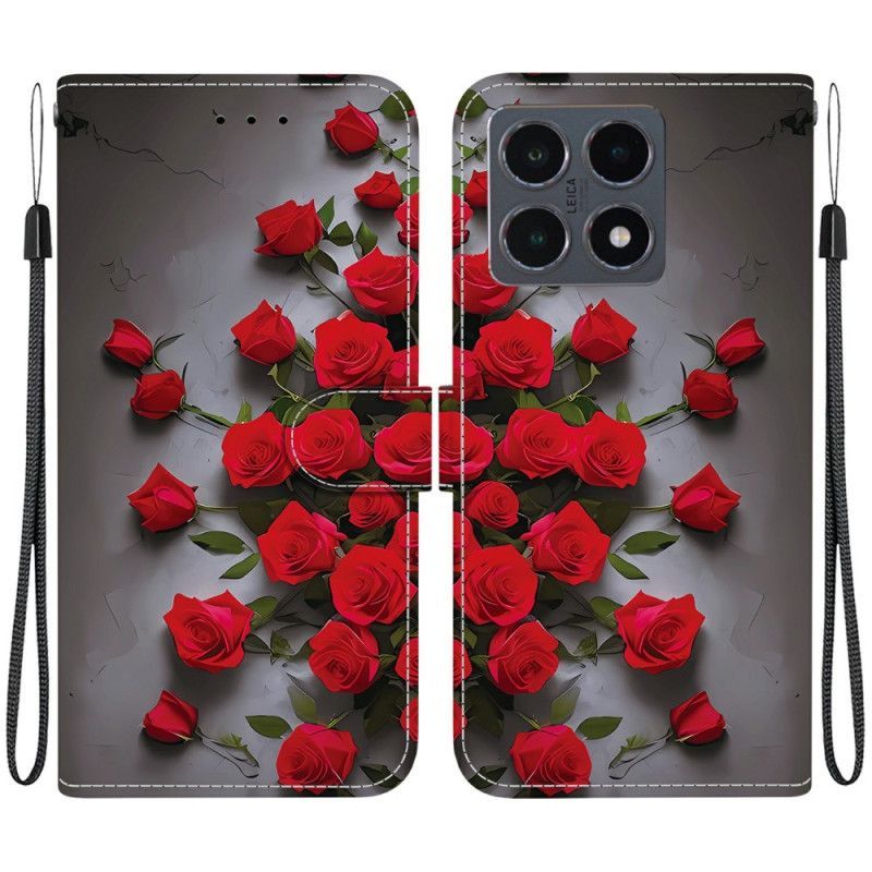 Housse Xiaomi 15T Roses Rouges