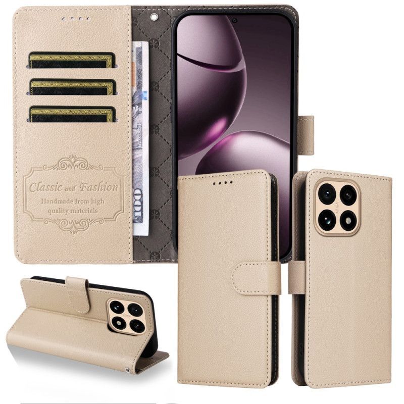 Housse Xiaomi 15T Simili Cuir Texturé