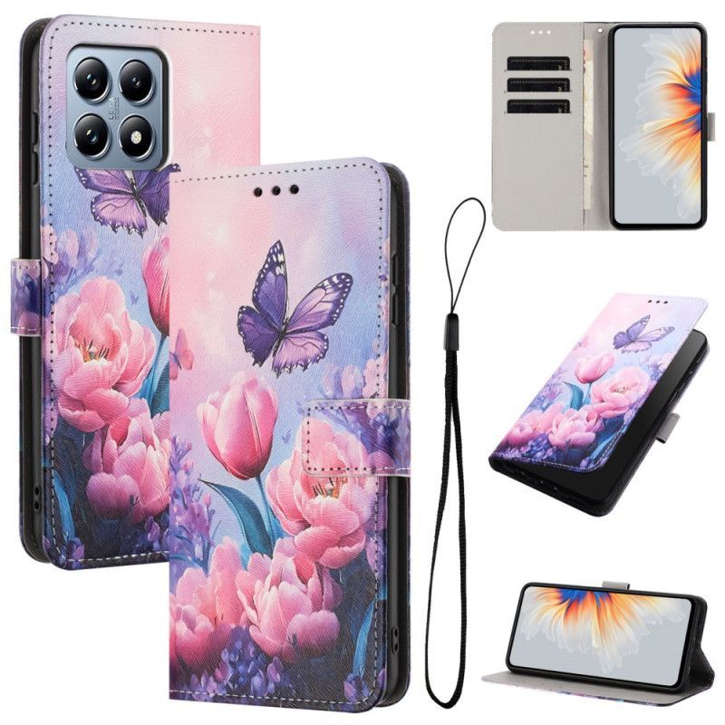 Housse Xiaomi 15T Tulipes Roses