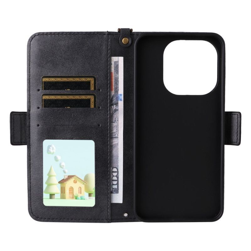 Housse Xiaomi 15T Vintage avec Bandoulière